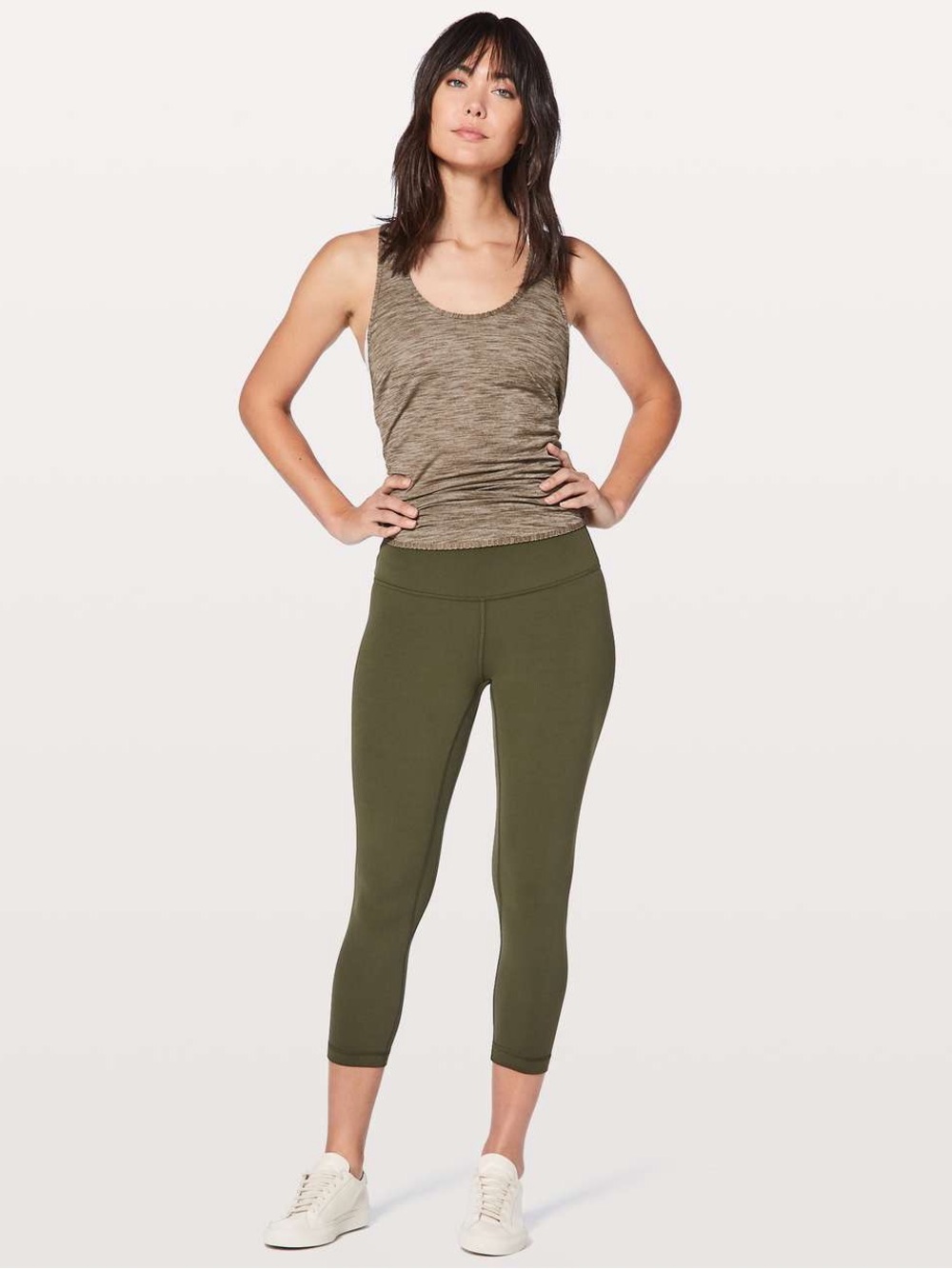 Lululemon Align Crop *21" Legging Dark Olive